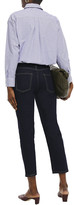 Thumbnail for your product : Current/Elliott The Vintage Cropped High-rise Slim-leg Jeans