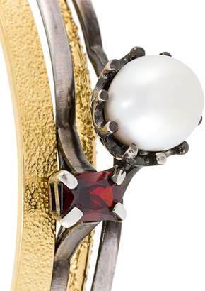 Iosselliani 'Silver Heritage' pearl bracelet set