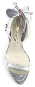 Sophia Webster Maya Metallic Leather Ankle-Strap Sandals