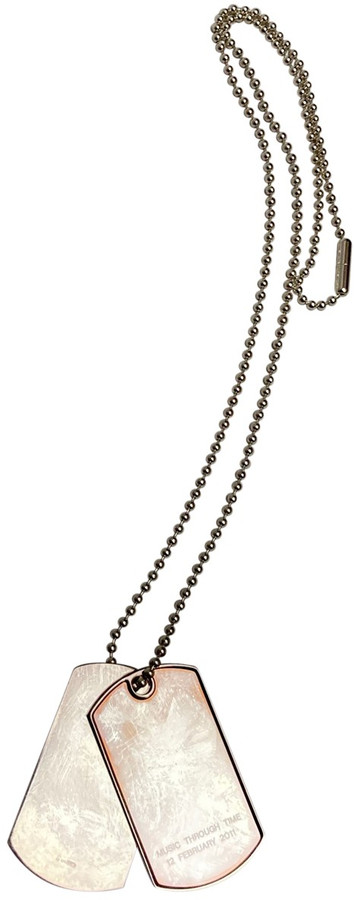Gucci Dog Tag Silver Steel Necklaces Shopstyle Women S Fashion