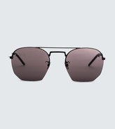 Thumbnail for your product : Saint Laurent Metal aviator sunglasses
