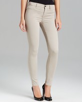 Thumbnail for your product : J Brand Jeans - Luxe Sateen Mid Rise Super Skinny in Concrete