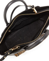 Thumbnail for your product : Milly Logan Leopard-Print Calf Hair Tote Bag, Black