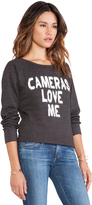 Thumbnail for your product : Local Celebrity Cameras Love Me Sweatshirt
