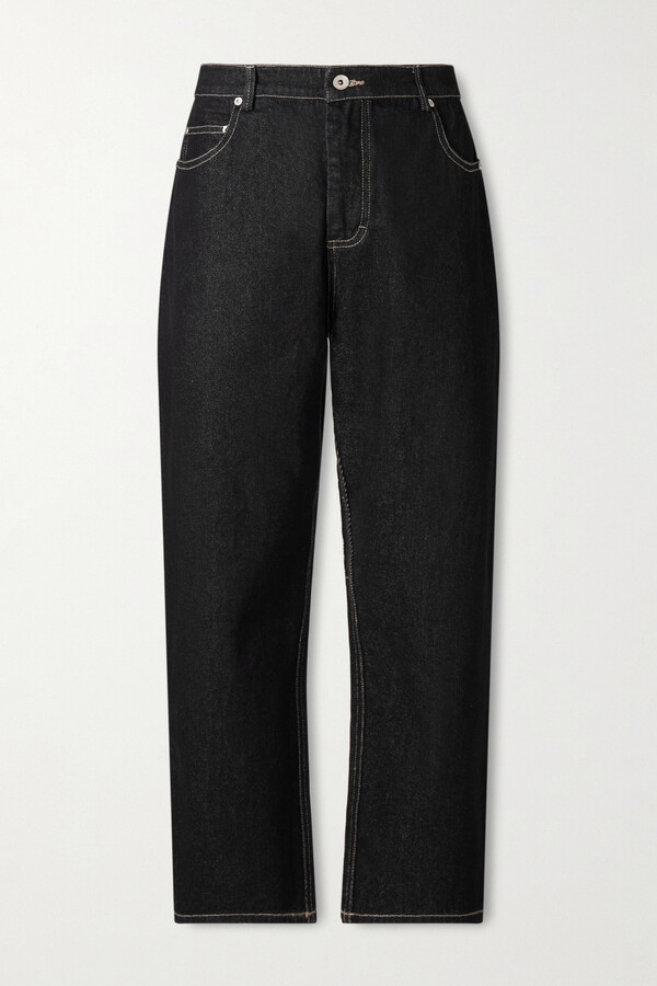 Folk Barrel-Leg Jeans