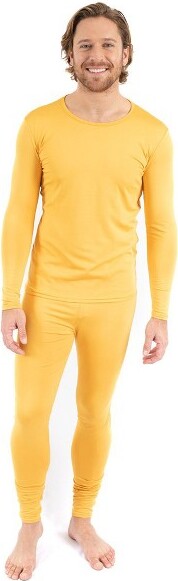 Mens Solid Yellow Pajamas – Leveret Clothing