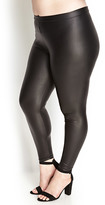 Thumbnail for your product : Forever 21 FOREVER 21+ Faux Leather Leggings