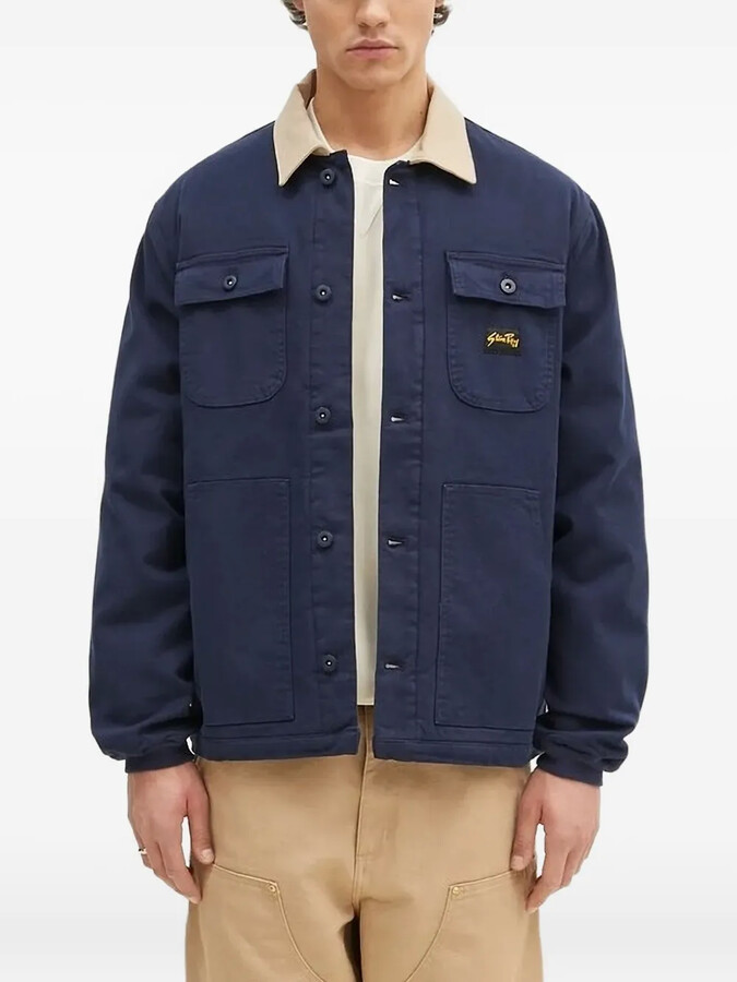 Stan Ray Contrast-Collar Shirt Jacket