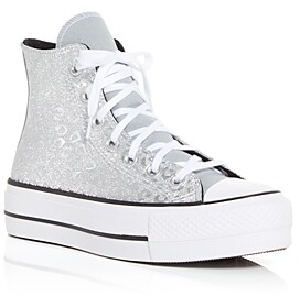 Converse Chuck Taylor All Star Lift Glitter Leopard Print Platform High Top  Sneakers - ShopStyle