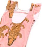 Thumbnail for your product : Mini Rodini crocodile print swimsuit