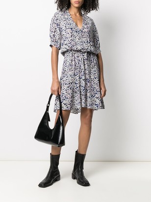 Zadig & Voltaire Floral Print Flared Dress
