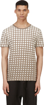 Thumbnail for your product : Robert Geller Khaki Grey Gradient Print T-Shirt