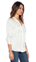 Thumbnail for your product : Equipment Collarless Slim Signature Reptile Discovery Blouse