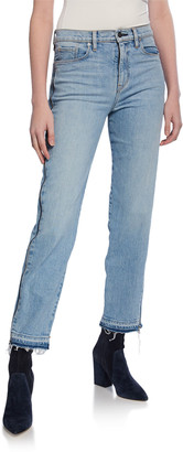 Hudson Holly High-Rise Crop Straight-Leg Jeans