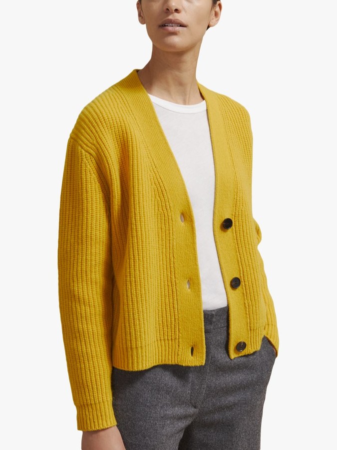 jigsaw slouchy rib cardigan