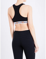 Thumbnail for your product : Moschino Underbear stretch-cotton bralette