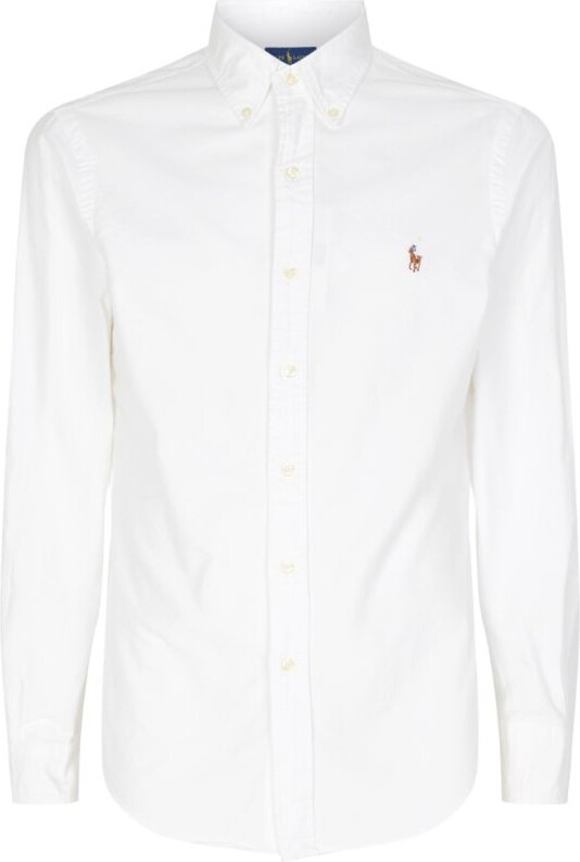 Polo Ralph Lauren White Men's Dress Shirts | Shop the world's largest  collection of fashion | ShopStyle