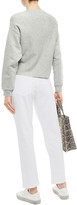 Thumbnail for your product : Current/Elliott The Fling Cropped Mid-rise Straight-leg Jeans