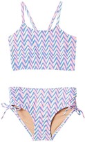 Thumbnail for your product : crewcuts by J.Crew Leila Tankini (Toddler/Little Kids/Big Kids) (Pink Peri) Girl's Swimwear Sets