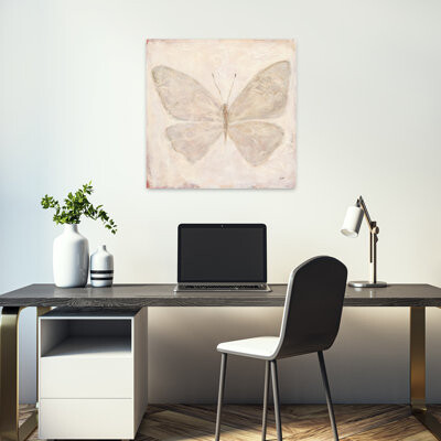 Red Barrel Studio Contemporary Fragility Ii With Abstract Animals Art