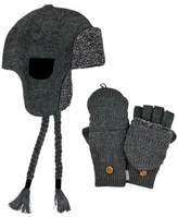 Thumbnail for your product : Muk Luks Trapper Hat & Flip Mitten Set (Men's)
