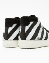 Thumbnail for your product : Off-White Brushed Diagonals Mid Sneaker