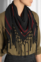 Thumbnail for your product : Altuzarra for Target Embellished fringed georgette scarf