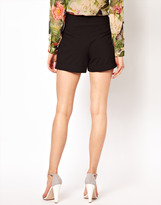 Thumbnail for your product : ASOS High Waisted Shorts with Notch Detail