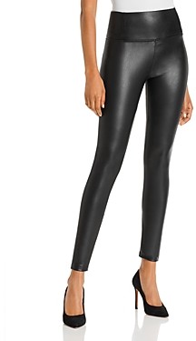 girls leather leggings