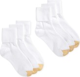 Thumbnail for your product : Gold Toe Women's 6-Pack Casual Turn Cuff Socks