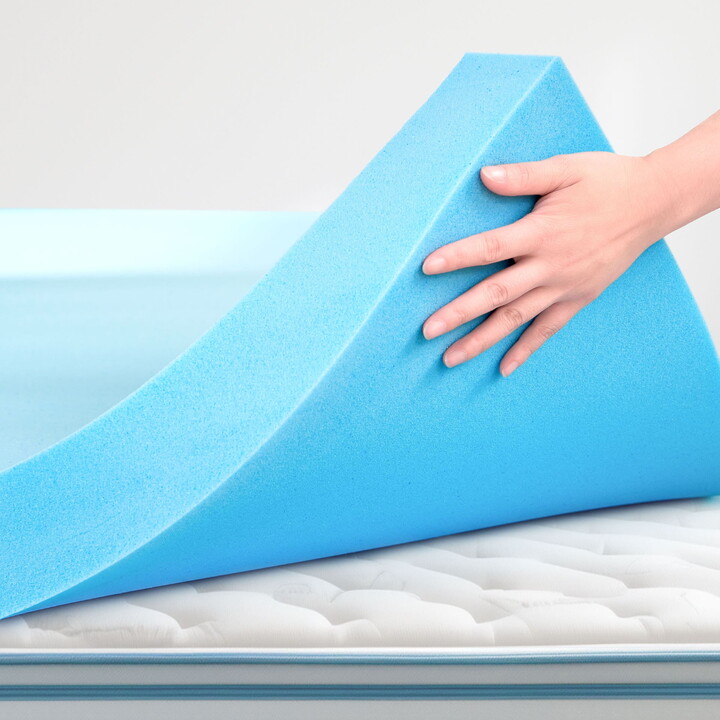 subrtex 3" Mattress Topper, Cooling Gel Memory Foam Mattress Topper, Twin XL