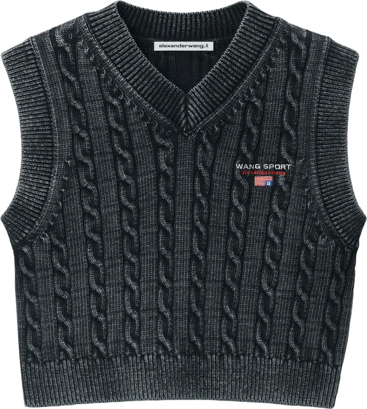 Alexander Wang Cable-Knit Vest