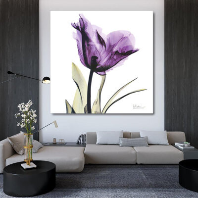 Red Barrel Studio X-ray Royal Purple Parrot Tulip