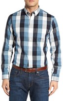Thumbnail for your product : Nordstrom Men's Slim Fit Herringbone Buffalo Check Sport Shirt