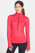 Thumbnail for your product : Nike 'Pro Hyperwarm' Embossed Stripe Half Zip Top