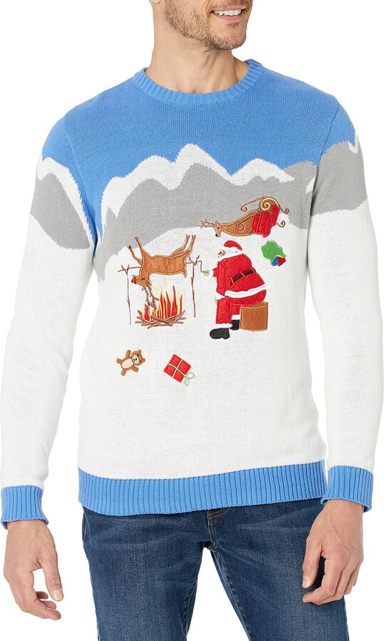 Mens Reindeer Sweater | Shop the world's largest collection of fashion |  ShopStyle UK