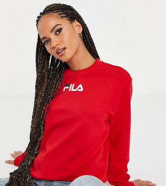 fornærme kvælende berømmelse Fila large chest logo oversized sweatshirt in red - Exclusive to ASOS -  ShopStyle Jumpers & Hoodies