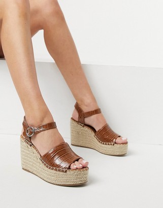 espadrille tan wedges