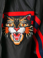Thumbnail for your product : Gucci Windbreaker with Angry Cat appliqué