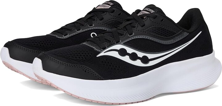 Saucony Cohesion 18 Women's Running Shoes Black/Cameo : 8.5 D - Wide, Leather