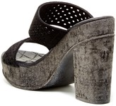Thumbnail for your product : Italian Shoemakers Perforated Platform Sandal