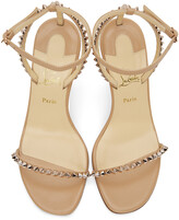 Thumbnail for your product : Christian Louboutin Beige So Me 100 Heeled Sandals
