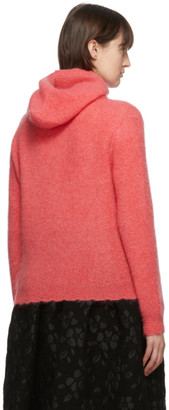 Comme des Garcons Pink Mohair Hoodie