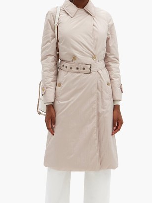 Brunello Cucinelli Belted Padded Trench Coat - Light Beige