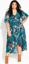 Thumbnail for your product : City Chic Envelop Me Maxi Dress - teal