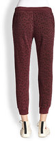 Thumbnail for your product : Current/Elliott The Slim Vintage Leopard-Print Sweatpants