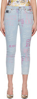 Thumbnail for your product : Versace Jeans Couture Indigo Jacquard Jeans