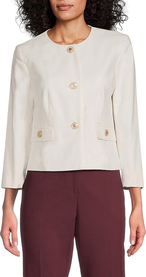 Tahari Cropped Jacket