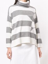 Thumbnail for your product : Lorena Antoniazzi Striped Star Detail Jumper