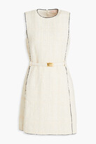 Thumbnail for your product : Tory Burch Nadia belted bouclé-tweed mini dress
